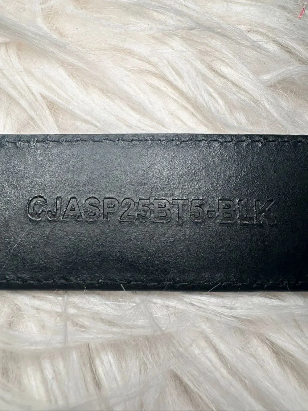 New Cody James black leather belt and buckle